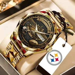 Pittsburgh Steelers Alloy Luxury Quartz Watch - TANTN20016