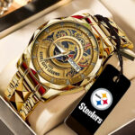 Pittsburgh Steelers Alloy Luxury Quartz Watch – TANTN20785