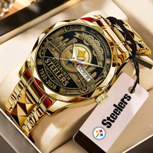 Pittsburgh Steelers 93rd Anniversary Alloy Luxury Quartz Watch - TANTN20014