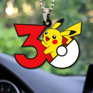 Pokemon 30th Anniversary Custom shape 1-sided Acrylic Car Ornament - GNE4831