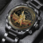 Queen x Freddie Mercury 55th Anniversary Black Stainless Steel Watch – TMTHU3122