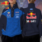 Red Bull Racing 3D Snap Button Collar Sweatshirt – TANTN20568