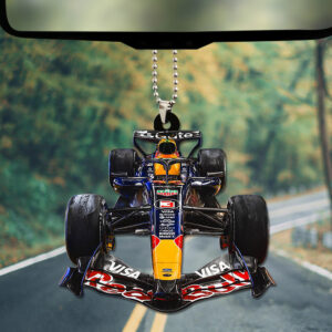 Red Bull Racing x Max Verstappen Custom shape 2-sided Acrylic Car Ornament - TANTN20329