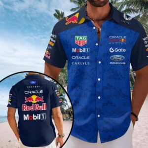Red Bull Racing Short Sleeve Button-Down Shirt – HOATT15887
