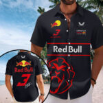 Red Bull Racing x Max Verstappen Short Sleeve Button-Down Shirt – TMTHU3343