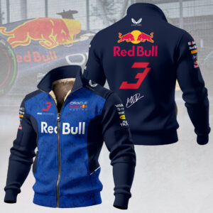 Red Bull Racing x Max Verstappen Thick Knit Fleece Jacket - HOATT15954