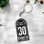 Resident Evil 30th Anniversary Custom Shape 2-sided Keychain – TANTN20790