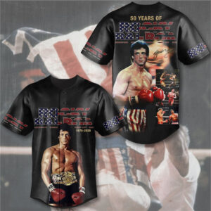 Rocky 50th Anniversary Baseball Jersey - TMTHU3346