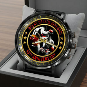 Rocky 50th Anniversary Black Stainless Steel Watch - HOATT15613
