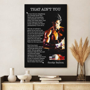 Rocky 50th Anniversary Rectangle Canvas With Inner Frame - HOATT15469