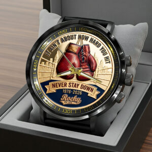 Rocky 50th Anniversary Black Stainless Steel Watch - HOATT15467