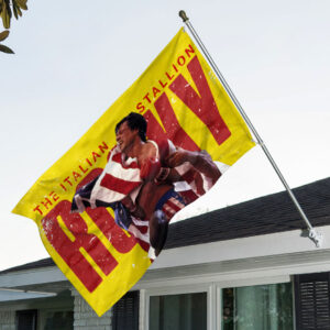 Rocky 3D Double-side House Flag - HOATT15512