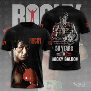 Rocky 50th Anniversary 3D Apparel - TMTHU3212