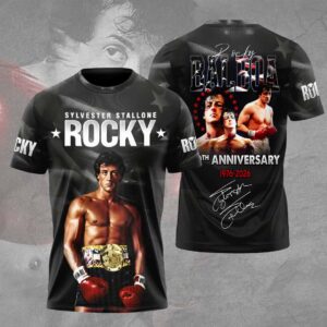 Rocky 50th Anniversary 3D Apparel - HOATT15654