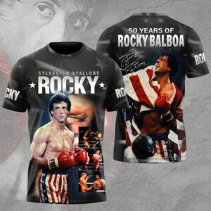 Rocky 50th Anniversary 3D Apparel - HOATT15761