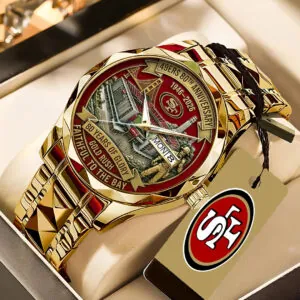 San Francisco 49ers 80th Anniversary Alloy Luxury Quartz Watch - MAITM14475