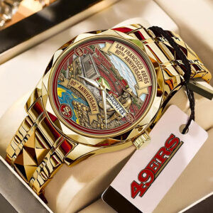 San Francisco 49ers 80th Anniversary Alloy Luxury Quartz Watch - MAITM14692