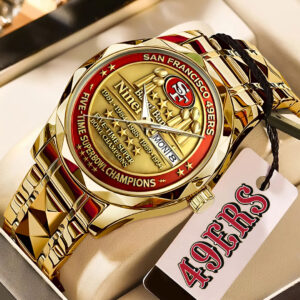 San Francisco 49ers Alloy Luxury Quartz Watch - HOATT16006