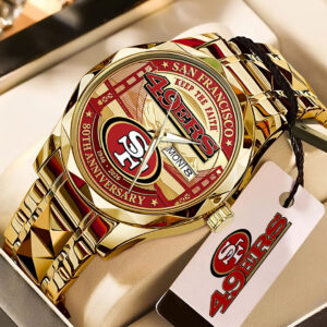 San Francisco 49ers 80th Anniversary  Alloy Luxury Quartz Watch - TMTHU3103