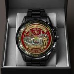 San Francisco 49ers 80th Anniversary Black Stainless Steel Watch – HOATT15753