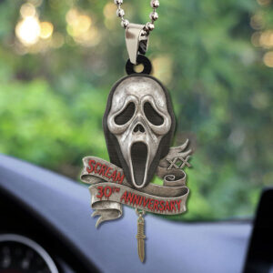 Scream 30th Anniversary Custom shape 2-sided Acrylic Car Ornament - GNE4890