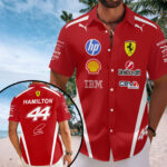 Scuderia Ferrari x Lewis Hamilton 2026 Short Sleeve Button-Down Shirt – HOATT15880