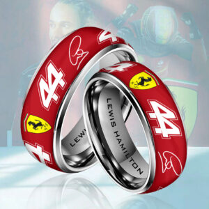 Scuderia Ferrari x Lewis Hamilton Custom Alloy Ring - HOATT16015