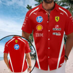 Scuderia Ferrari x Lewis Hamilton 2026 Short Sleeve Button-Down Shirt – TANTN20557