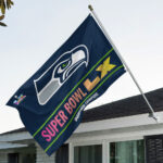 Seattle Seahawks 2025 NFC Champions 3D Double-side House Flag – MAITM14604