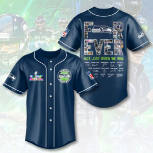 Seattle Seahawks 2025 NFC Champions Baseball Jersey - HOATT15935