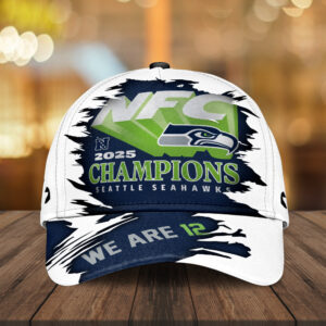 Seattle Seahawks 2025 NFC Champions Classic Cap – MAITM14613
