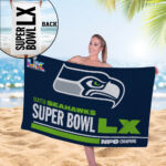 Seattle Seahawks NFC Champions Rectangle Beach Towel – MAITM14605