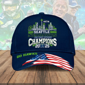 Seattle Seahawks 2025 NFC West Champions Classic Cap – HOATT15745