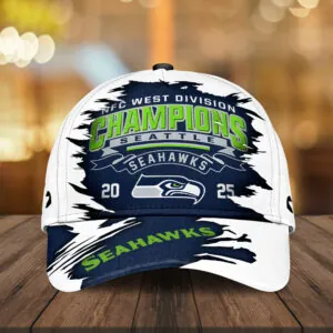 Seattle Seahawks 2025 NFC West Champions Classic Cap - MAITM14368