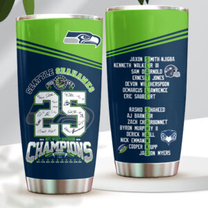 Seattle Seahawks 2025 NFC West Champions Tumbler Cup - HOATT15743