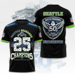 Seattle Seahawks 3D Apparel - TMTHU3366