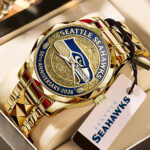 Seattle Seahawks 50th Anniversary Alloy Luxury Quartz Watch – MAITM14413