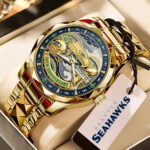 Seattle Seahawks 50th Anniversary Alloy Luxury Quartz Watch – MAITM14462