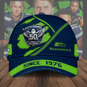 Seattle Seahawks 50th Anniversary Classic Cap – TMTHU3318