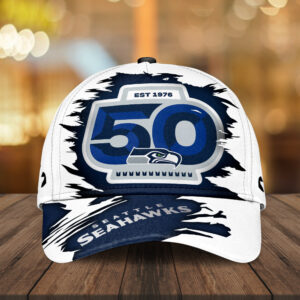 Seattle Seahawks 50th Anniversary Classic Cap – MAITM14449