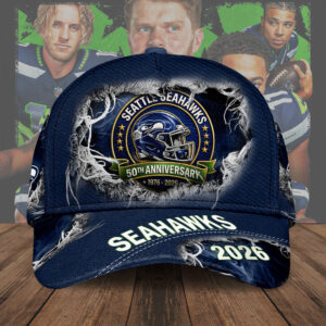 Seattle Seahawks 50th Anniversary Classic Cap – TMTHU3412