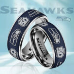 Seattle Seahawks 50th Anniversary Custom Alloy Ring – HOATT15712