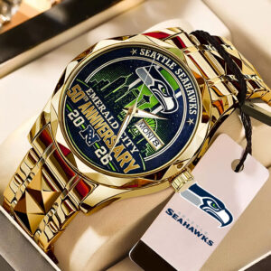 Seattle Seahawks Alloy Luxury Quartz Watch - TMTHU3075