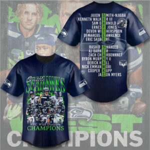 Seattle Seahawks Baseball Jersey - TMTHU3354