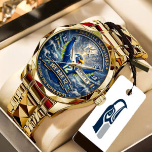 Seattle Seahawks Super Bowl LX 2025 Alloy Luxury Quartz Watch - TANTN20830