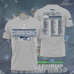 Seattle Seahawks 2025 NFC Champions 3D Apparel – TANTN20653