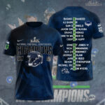 Seattle Seahawks 2025 NFC Champions 3D Apparel – TANTN20655