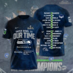 Seattle Seahawks 2025 NFC Champions 3D Apparel – TANTN20657