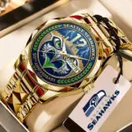 Seattle Seahawks 50th Anniversary Alloy Luxury Quartz Watch –  TMTHU3322