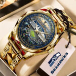 Seattle Seahawks 50th Anniversary Alloy Luxury Quartz Watch – TMTHU3545